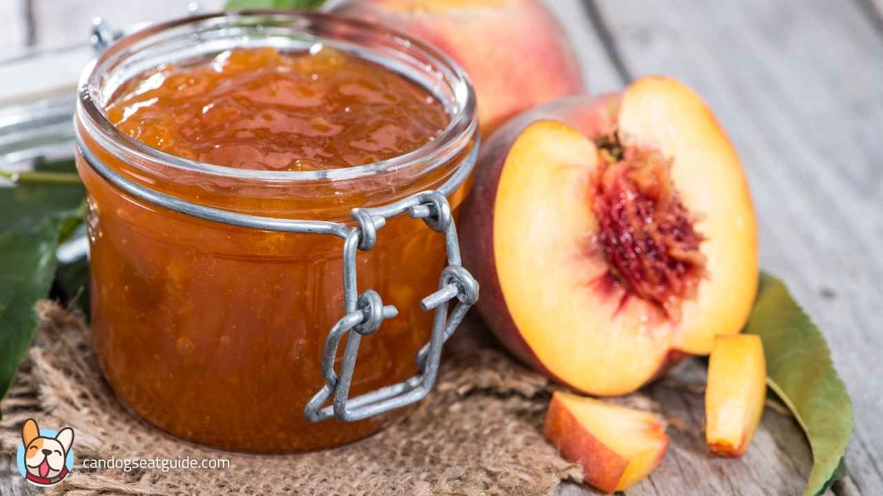 can dogs eat peach jam